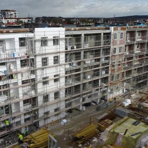 Urocze Nowe Miasto - zaawansowanie prac na koniec października